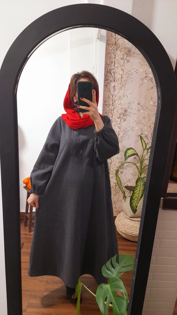 پیراهن فوتر روناک( رنگ طوسی تیره)