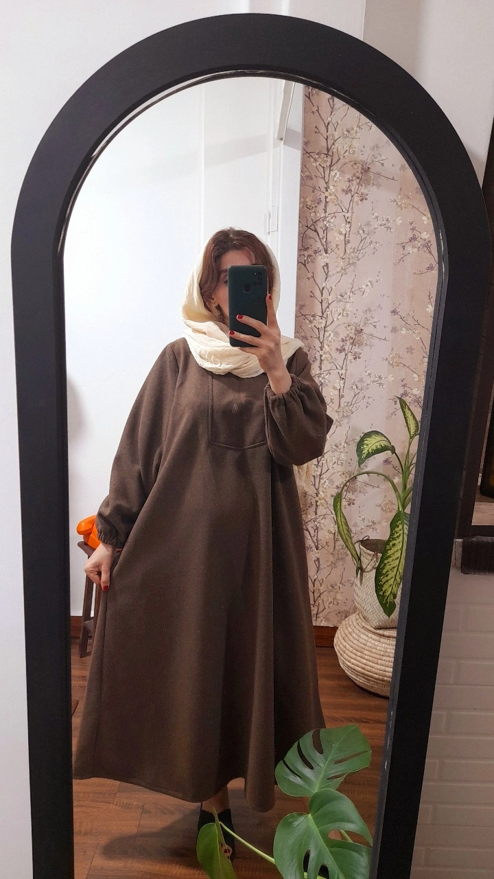 پیراهن فوتر روناک( رنگ قهوه ای)