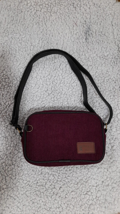 کیف دوشی مخمل رعنا( بنفش)