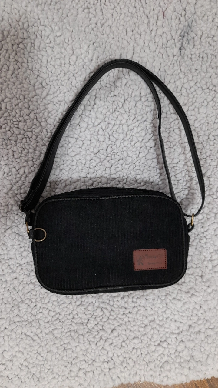 کیف دوشی مخمل رعنا(مشکی)