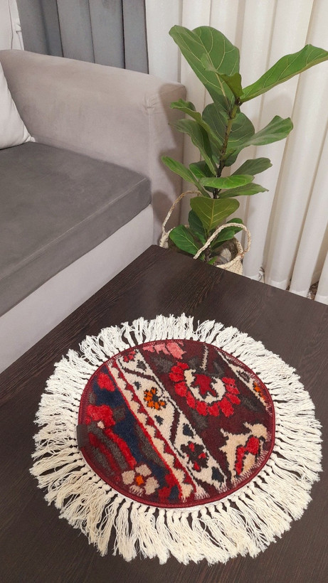 رومیزی دستبافت(کد ۱)