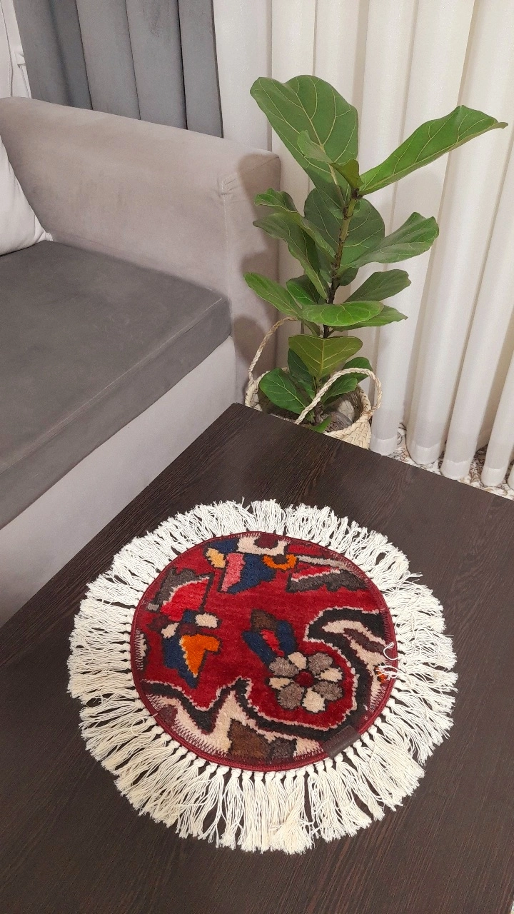 رومیزی دستبافت( کد۳)
