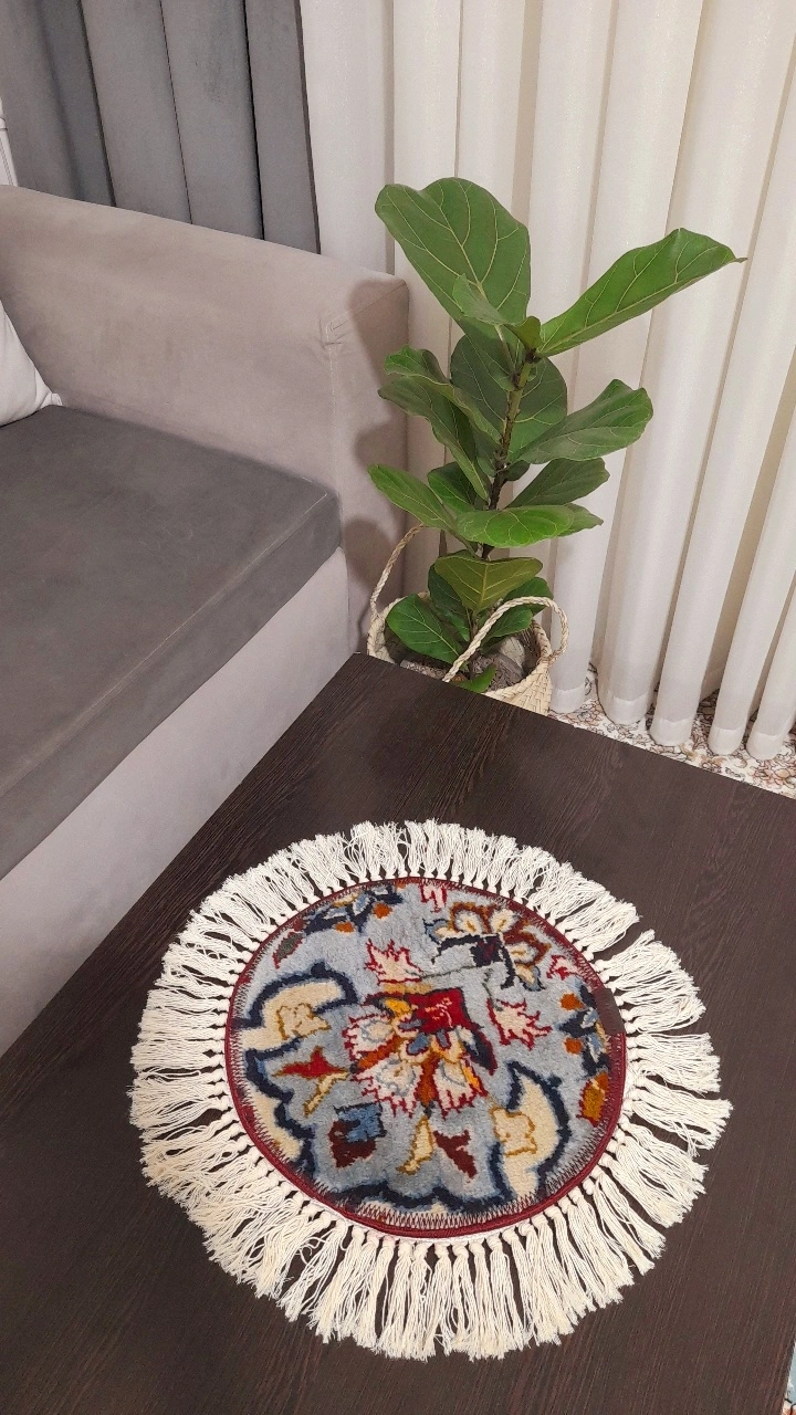 رومیزی دستبافت( کد۲)