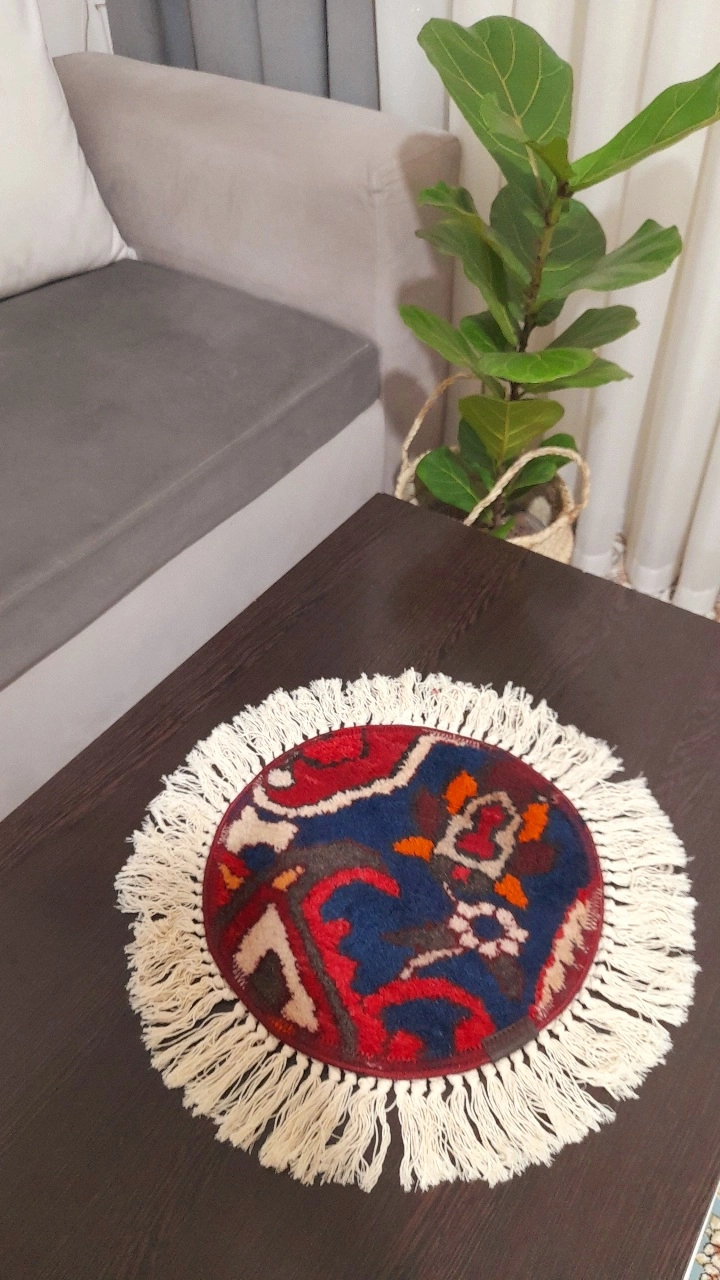 رومیزی دستبافت( کد ۷)