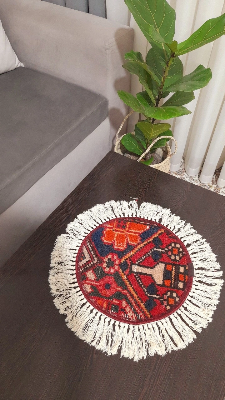 رومیزی دستبافت( کد۸)