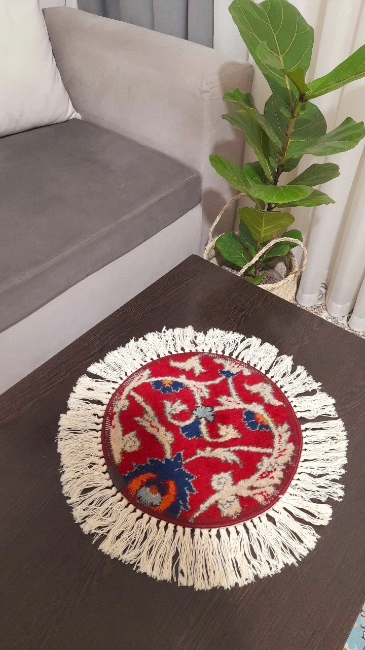رومیزی دستبافت( کد۵)