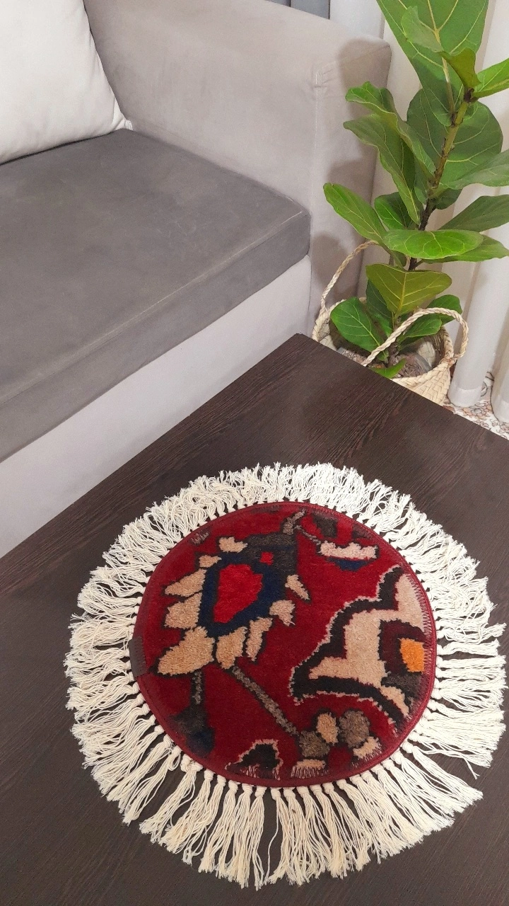 رومیزی دستبافت ( کد۶)