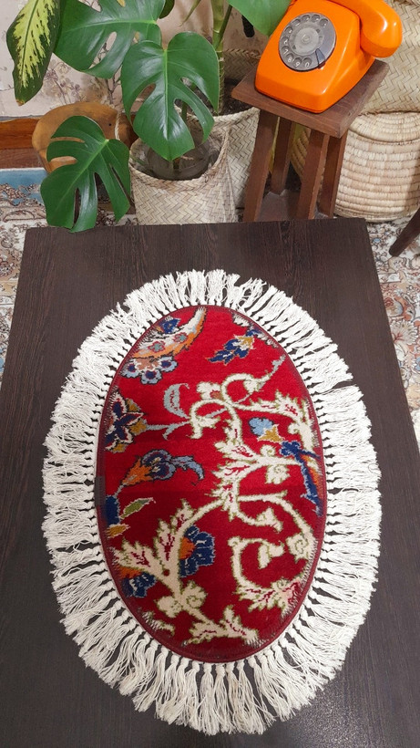 رومیزی فرش دستبافت (کد۱)