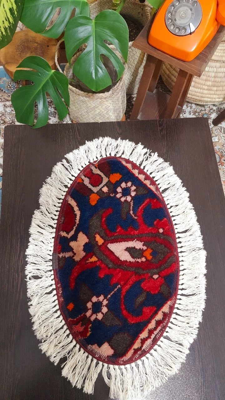 رومیزی فرش دستبافت( کد ۱۰)