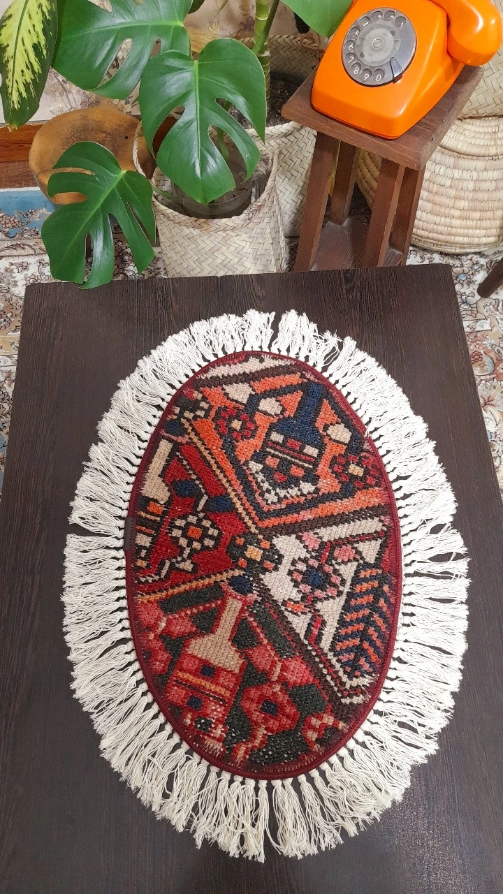 رومیزی فرش دستبافت(کد ۳)