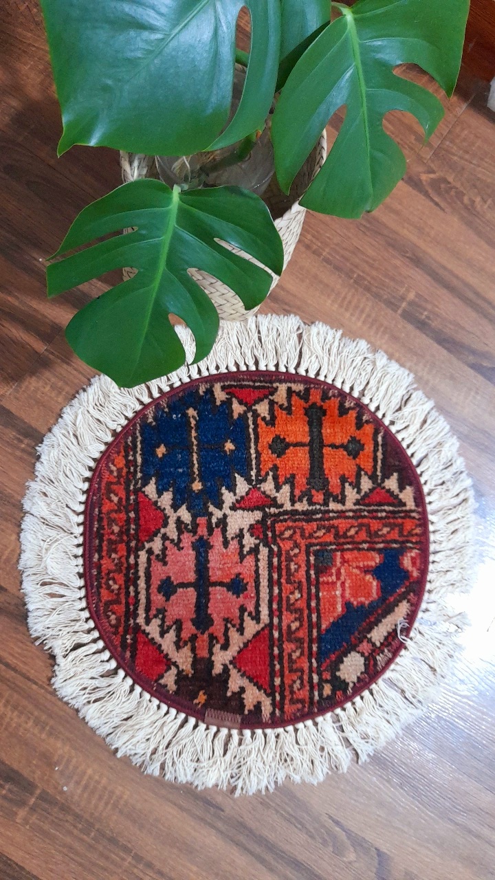 رومیزی فرش دستبافت ( کد۱۰)