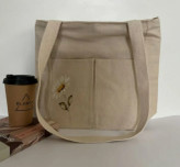 توتبگ دو جیب طرح گل ۲